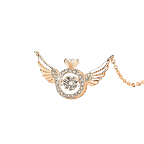 Collier avec chaîne "Angel Crown"